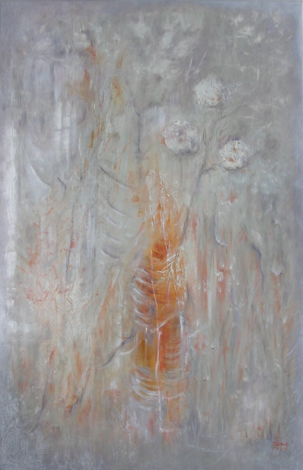 Chrysalide - Prémices Andrée Cazin Original painting for sale