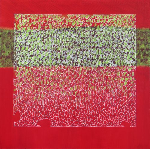 Les fils du temps A by Andrée Cazin, Painting for Sale on Select