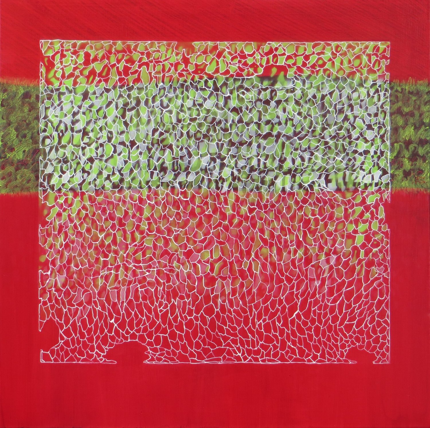 Les fils du temps A Andrée Cazin Original painting for sale