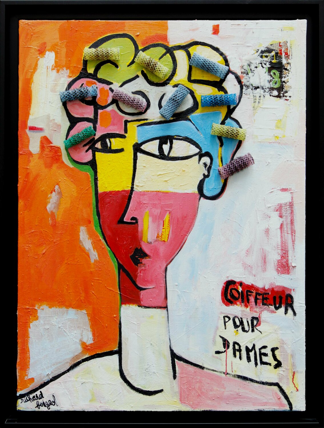 Coiffeur pour Dames Richard Boigeol Original painting for sale