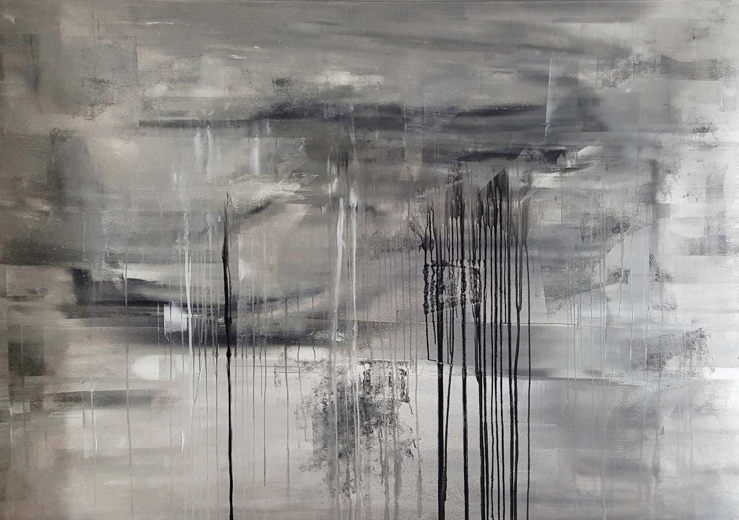 Abstract Seascape N°81 Parscha Mirghawameddin Original painting for sale