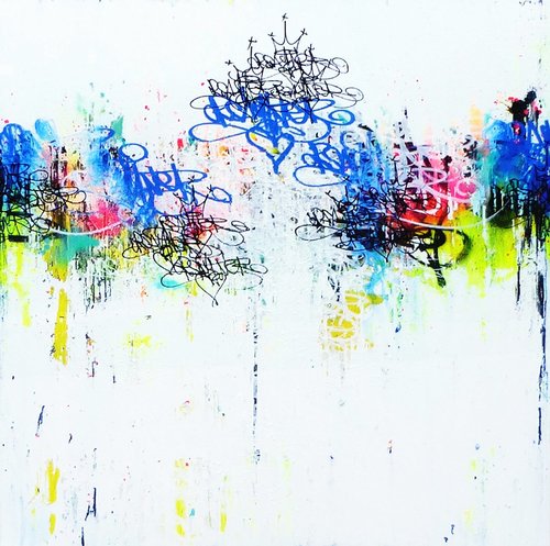 In Blue Paradise!, by Jp Malot, Painting for Sale on Select