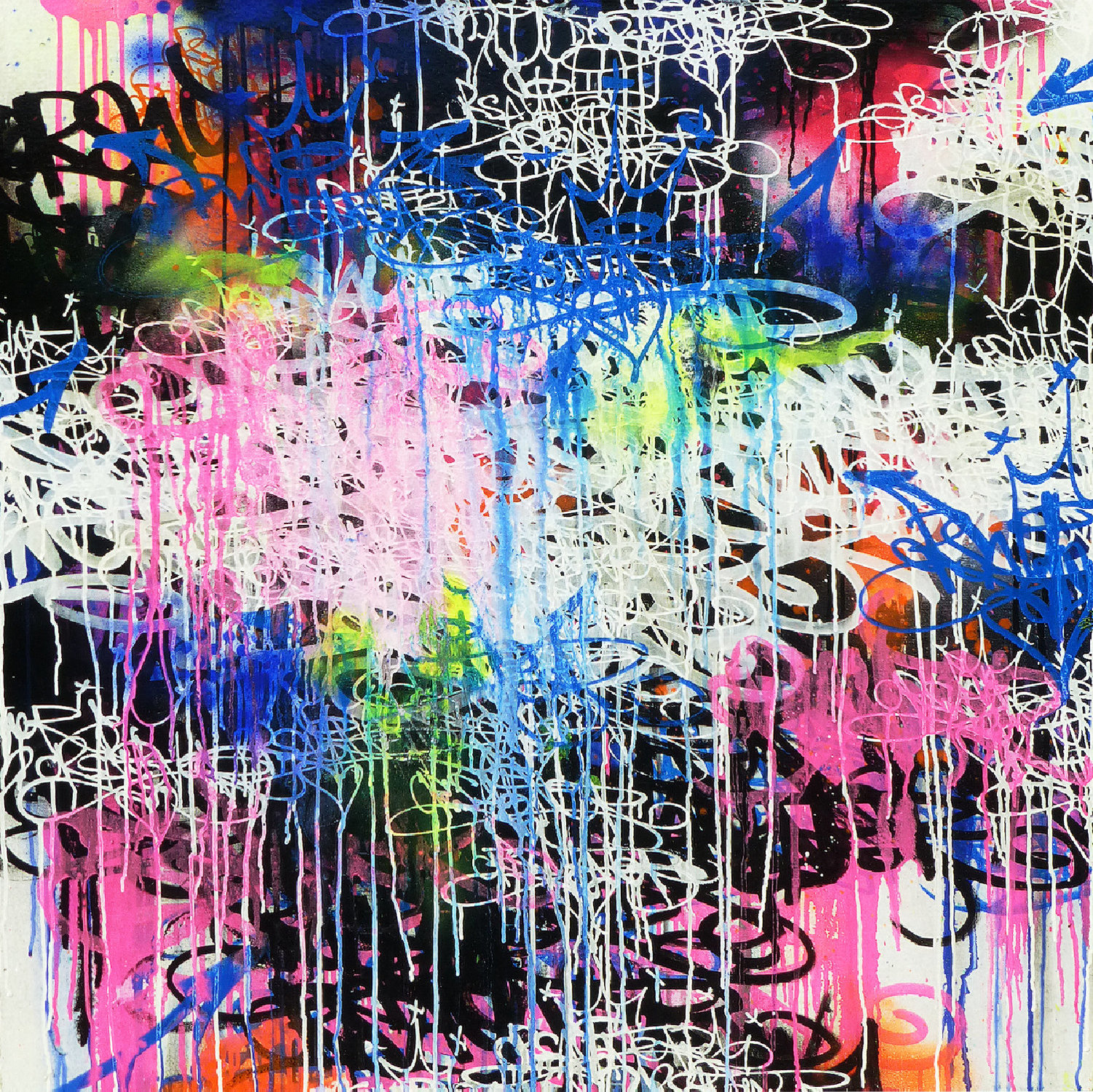 Coulures d'Orsay, 2014 Jp Malot Original painting for sale