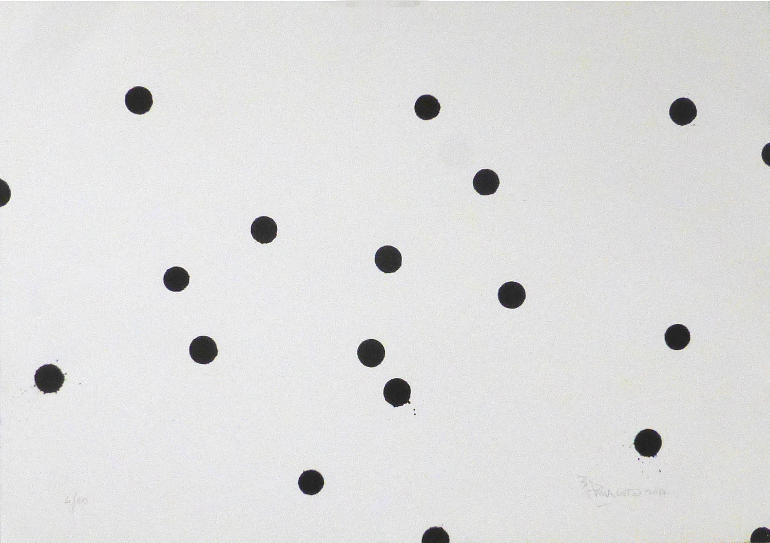 DOt, dot, dot... ... ... 4/10 Jp Malot Drawing for sale