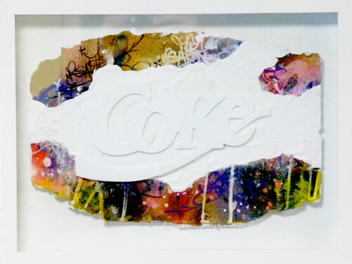 COKE! Sculpture 30x40 cm 2019 by Jp Malot, Painting for Sale on Select