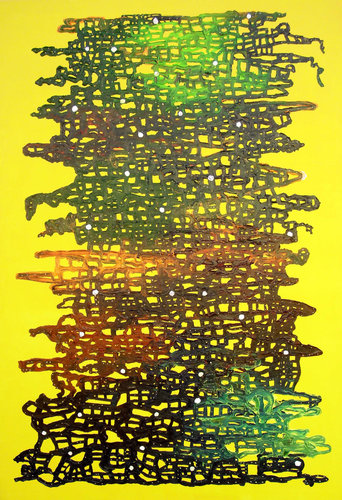 Light's Composition by Arribas - Forcada, Painting for Sale on Select