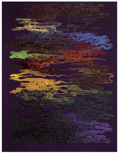 Composición Nocturna II by Arribas - Forcada, Painting for Sale on Select