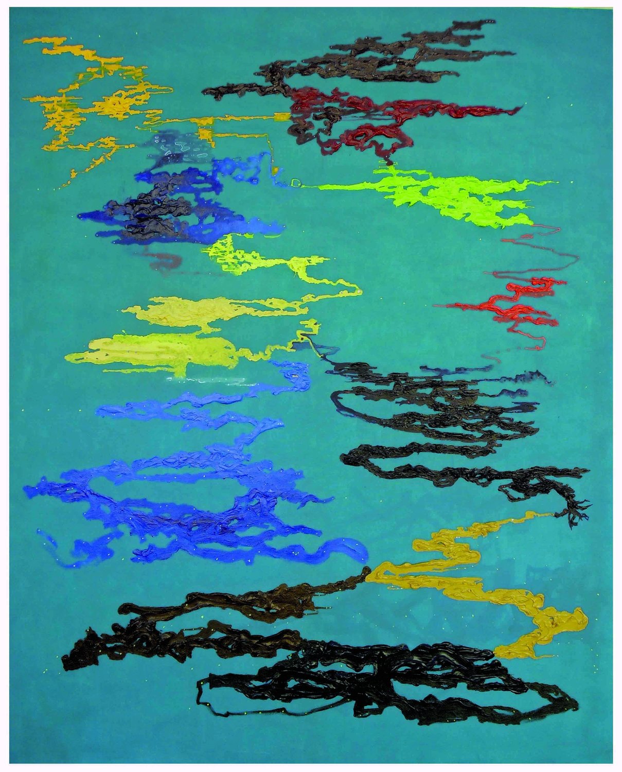 Sky Letter III Arribas - Forcada Original painting for sale