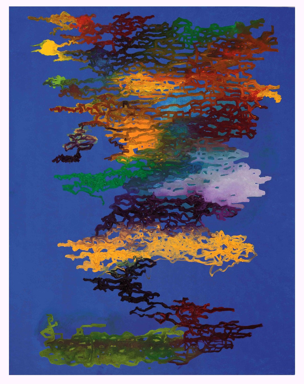 Sky Letter Arribas - Forcada Original painting for sale