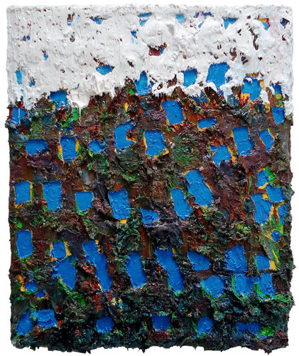 Blue Core by Arribas - Forcada, Painting for Sale on Select