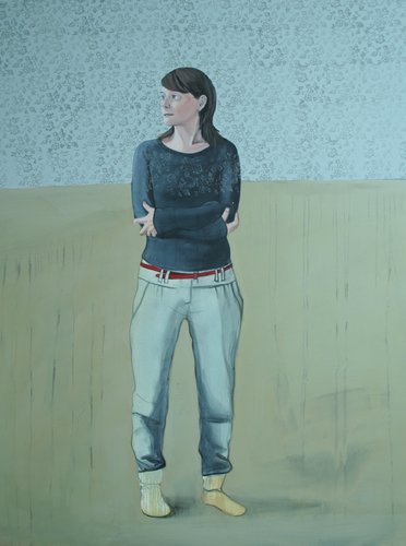 Sigrun by Karoline Kroiß, Painting for Sale on Select