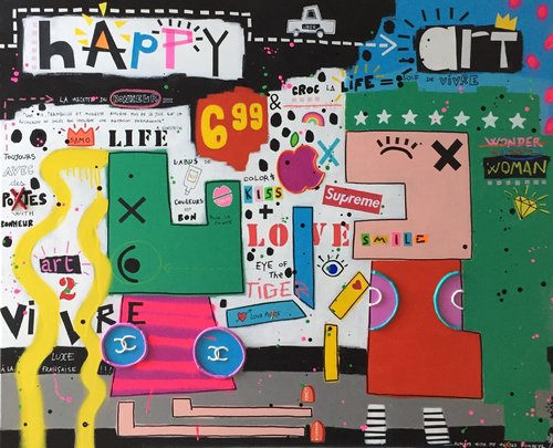 HAPPY ART by Mam, Painting for Sale on Select