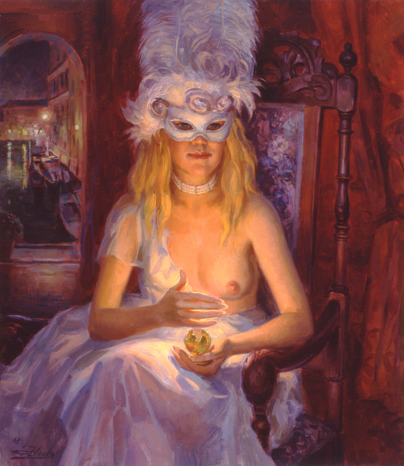 Carnival story Serguei Zlenko Original painting for sale