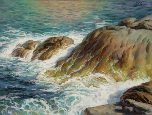 Sea Symphony. Part 2. by Serguei Zlenko, Painting for Sale on Select