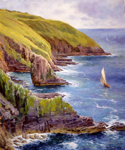 Old Head of Kinsale. by Serguei Zlenko, Painting for Sale on Select