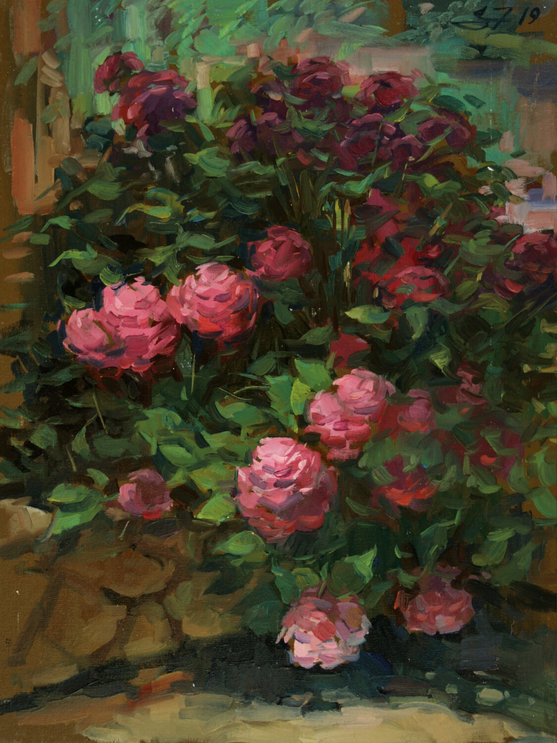 Hydrangea Serguei Zlenko Original painting for sale