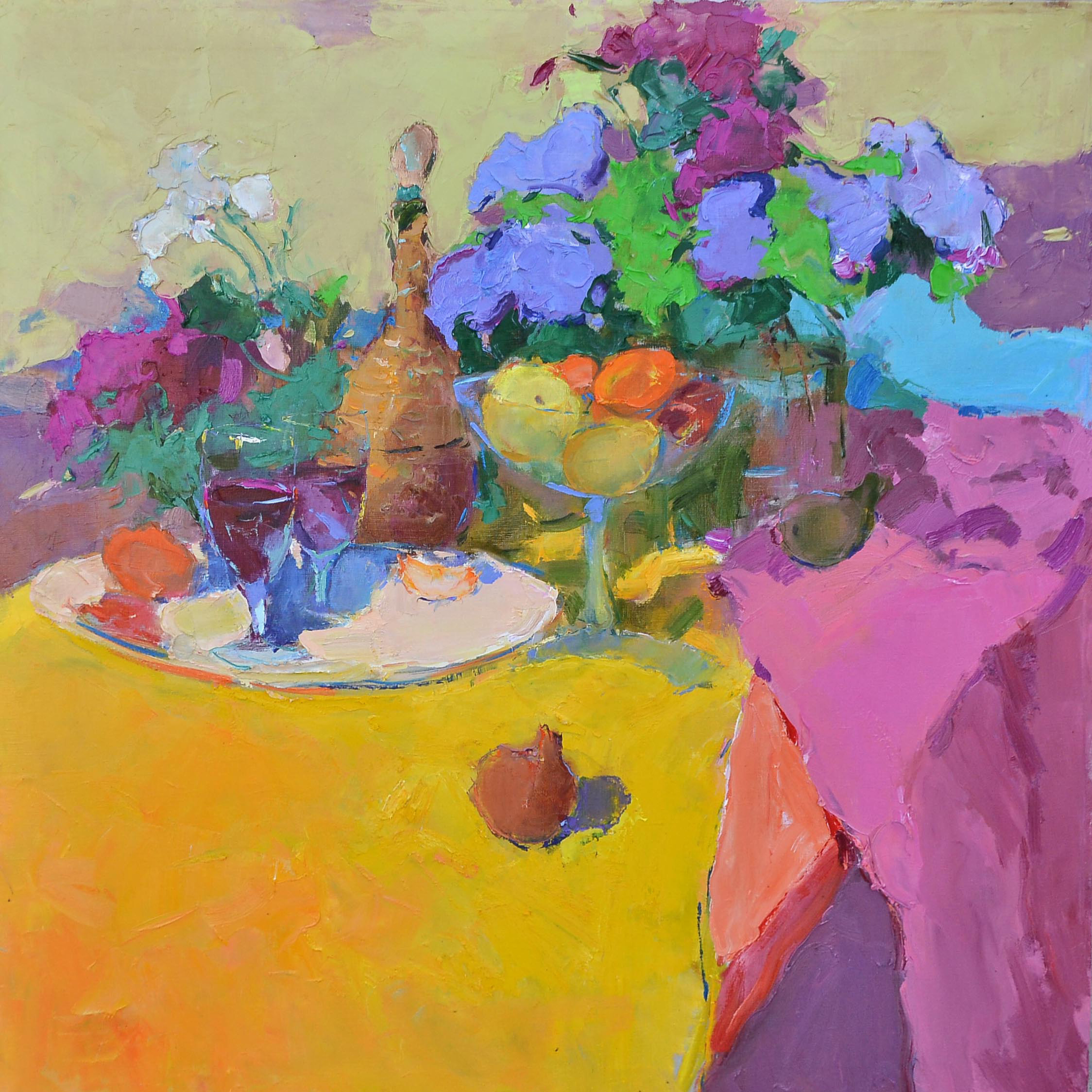 Dining Symphony _ oil on canvas