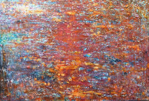 Moving colors by Daphne Verheijke, Painting for Sale on Select