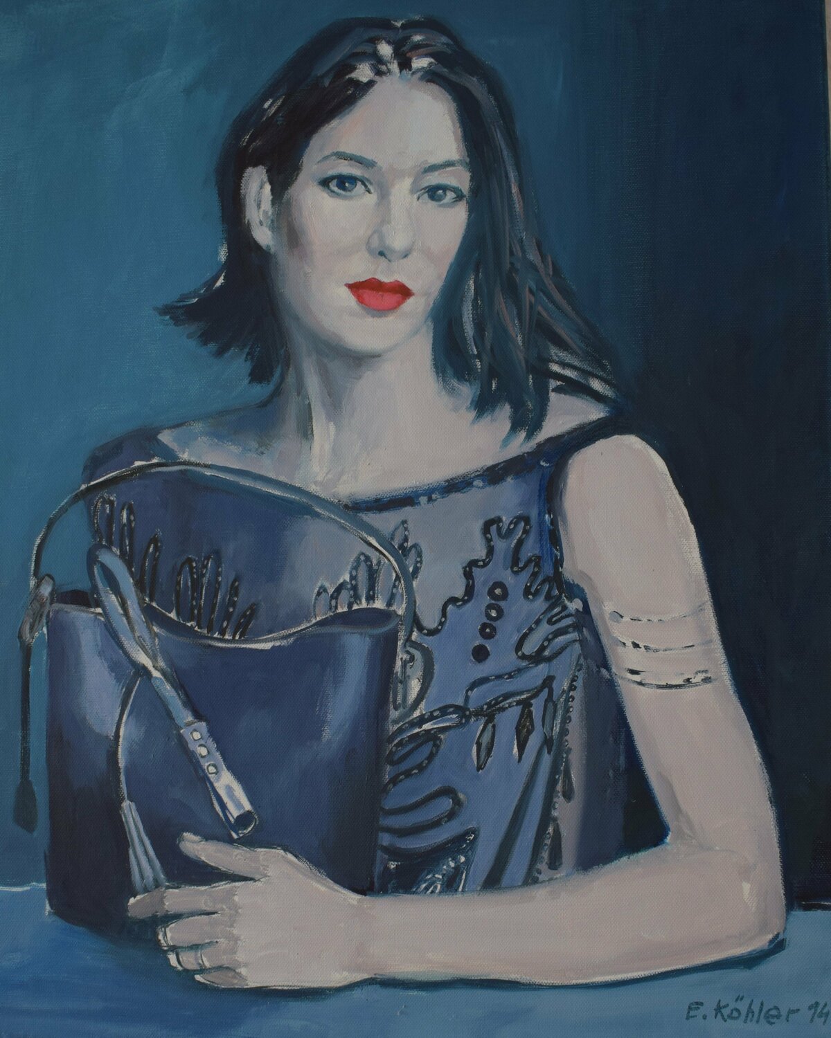 " Louis Vuitton Tasche "  1 Ela Köhler Original painting for sale