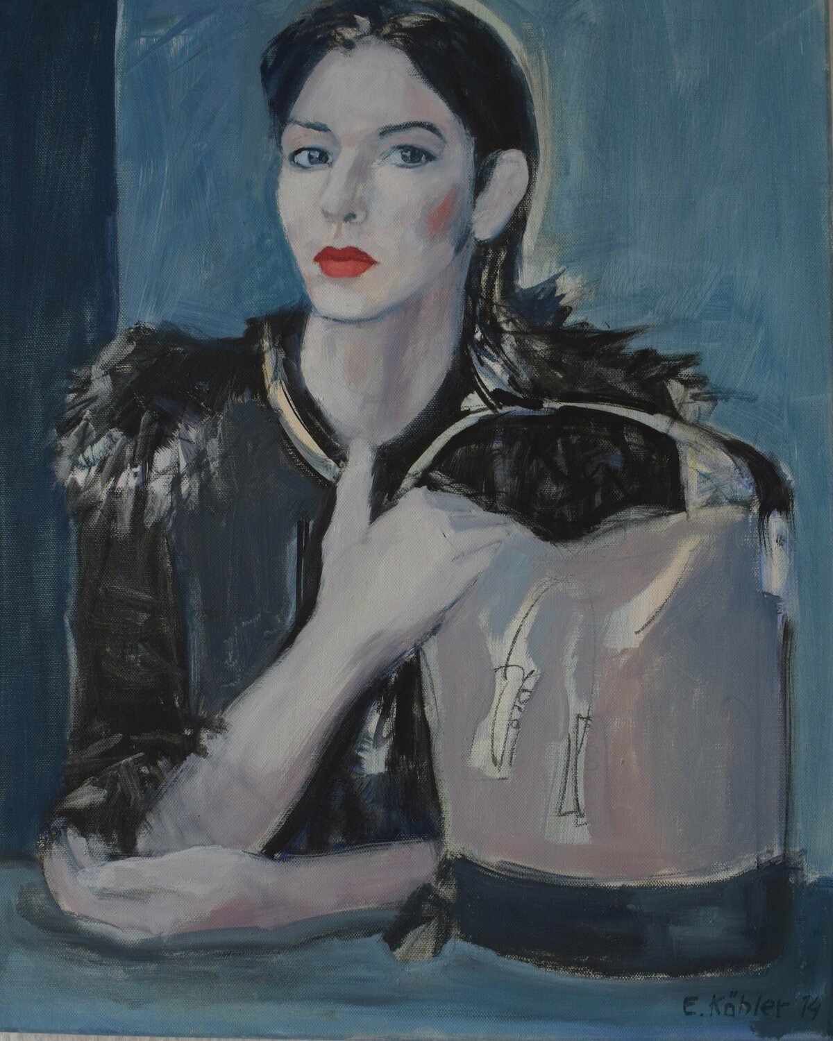 " Louis Vuitton Tasche "  2 Ela Köhler Original painting for sale