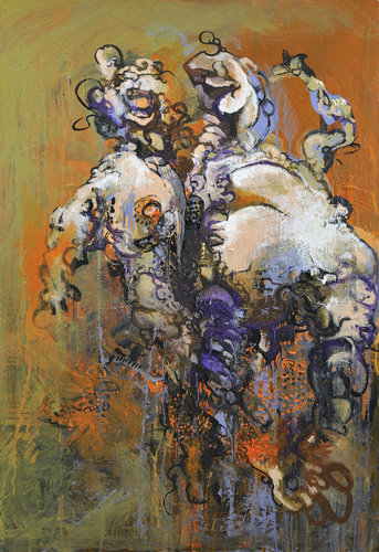 Chair de poule 3 by Arnaud Gautron, Painting for Sale on Select