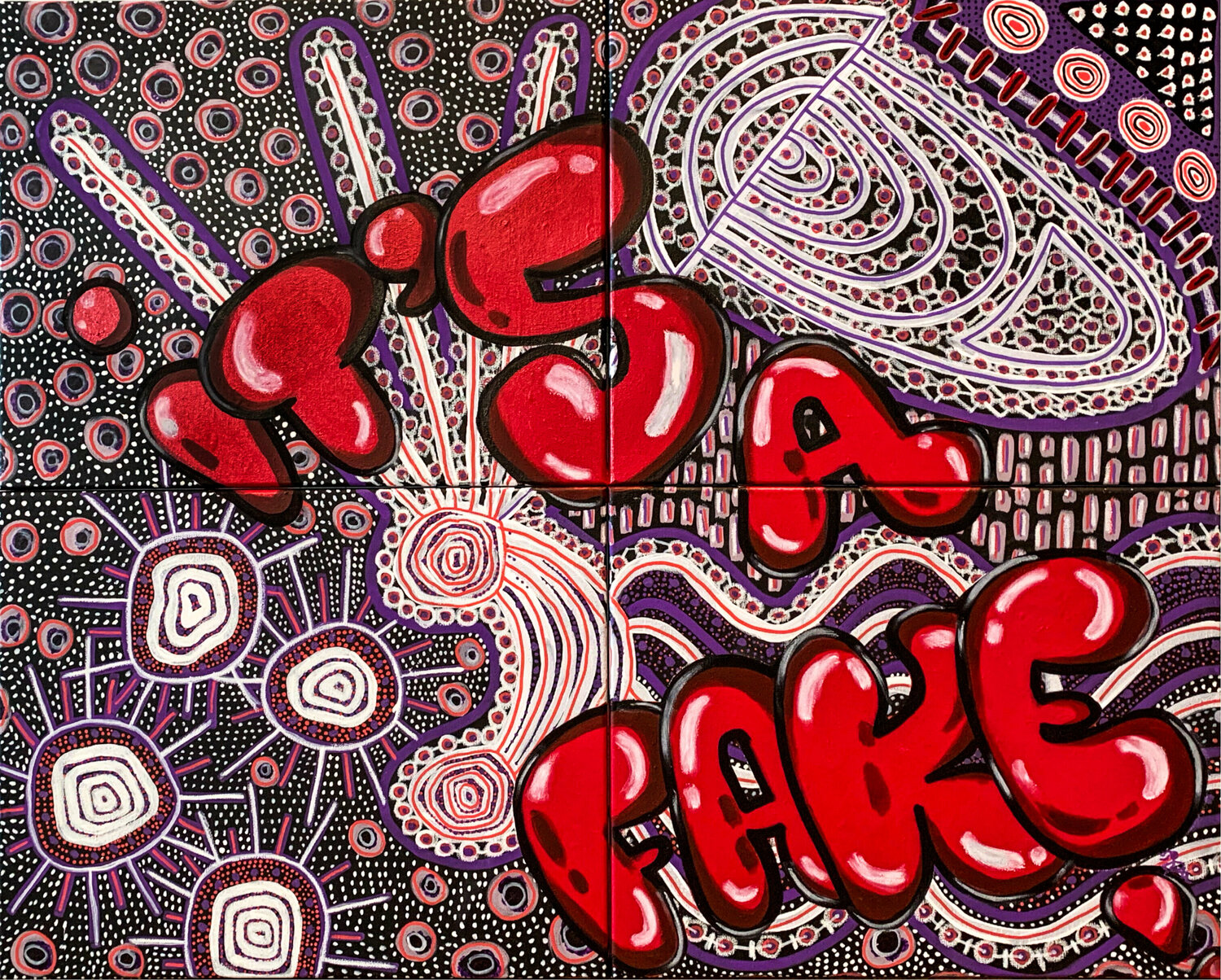 IT'S A FAKE ! Virginia Valère Original painting for sale