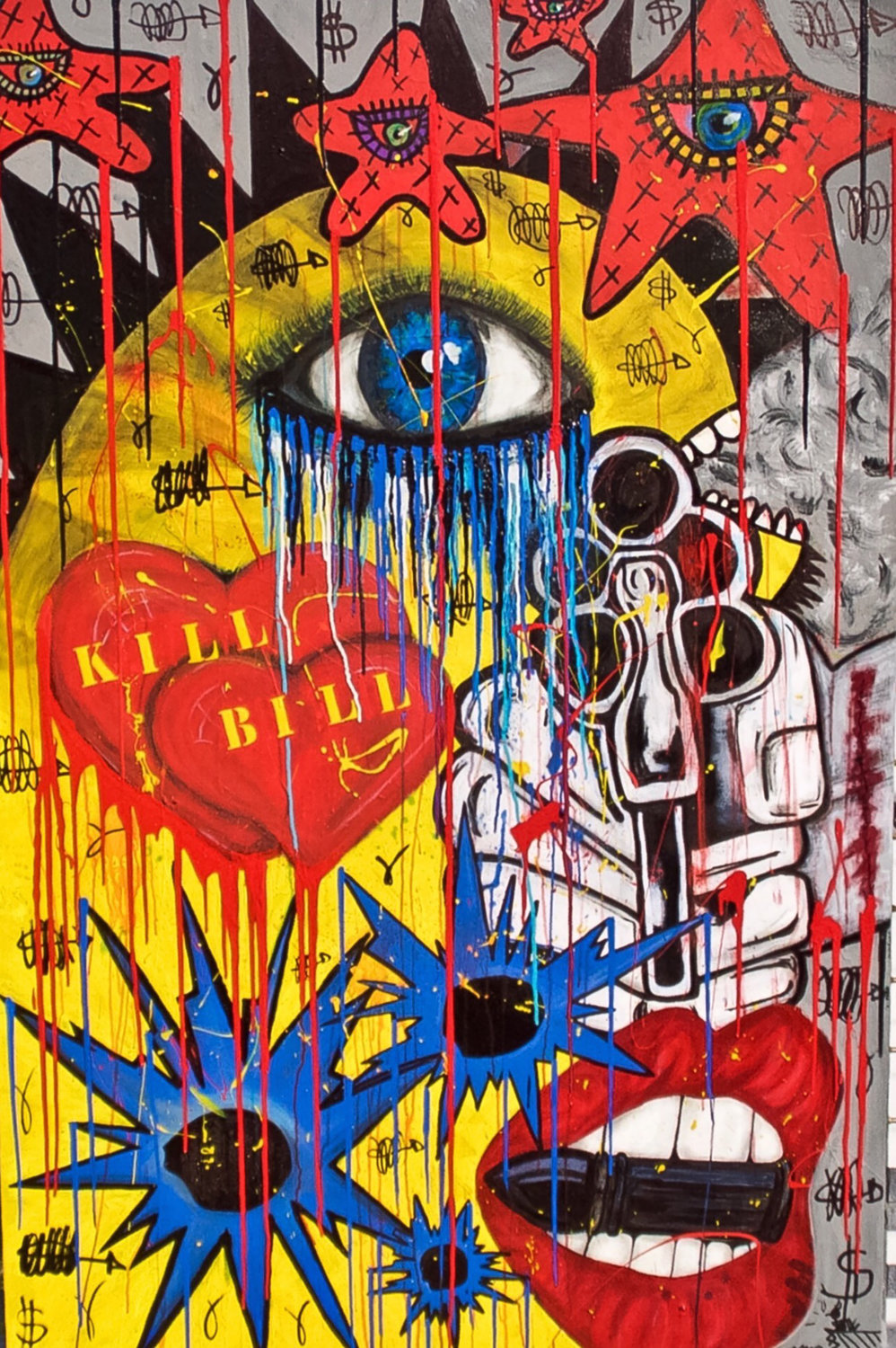 KILL BILL Virginia Valère Original painting for sale