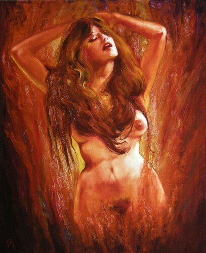 ◇ Vague torride by Isabel Mahe, Painting for Sale on Select