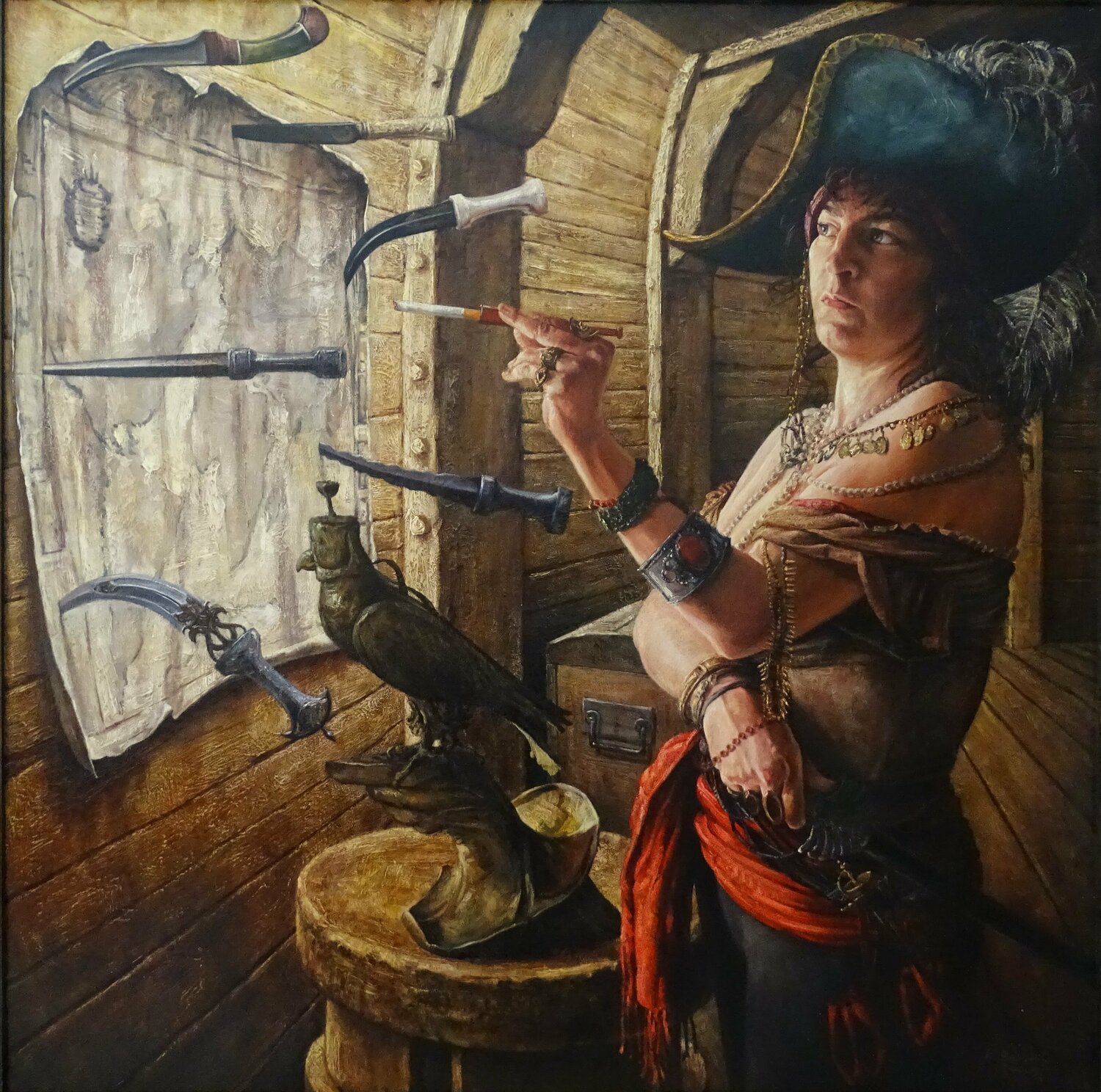 Plan de Bataille Alexandre Barbera-Ivanoff Original painting for sale