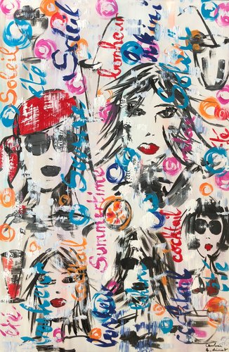 Concentré de Bonheur by Caroline Montigneaux, Painting for Sale on Select