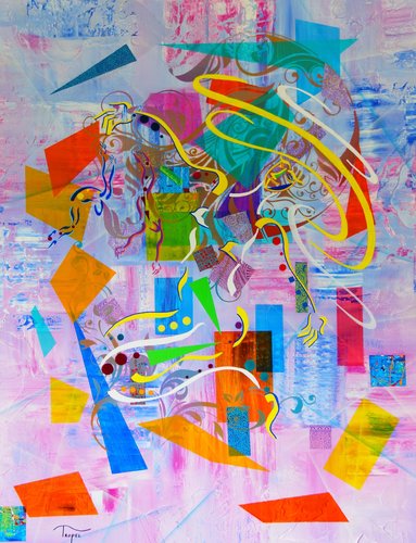Ni l'un Ni l'autre by Tropel, Painting for Sale on Select