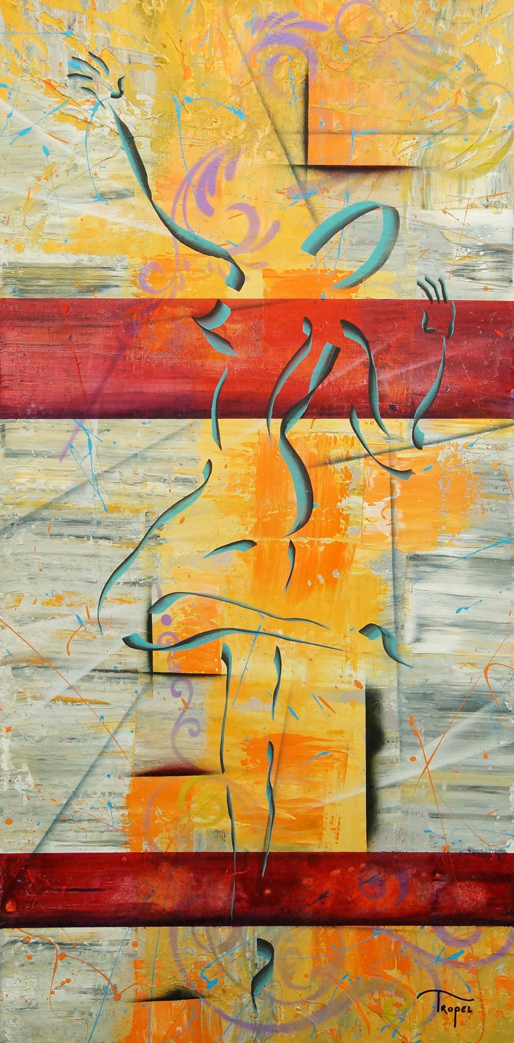 Rêve Bleu Tropel Original painting for sale