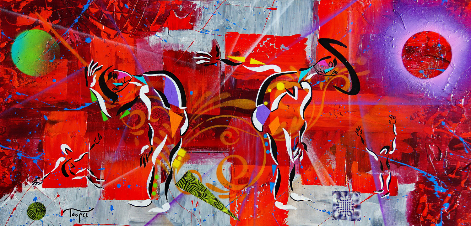 L'Absence Tropel Original painting for sale