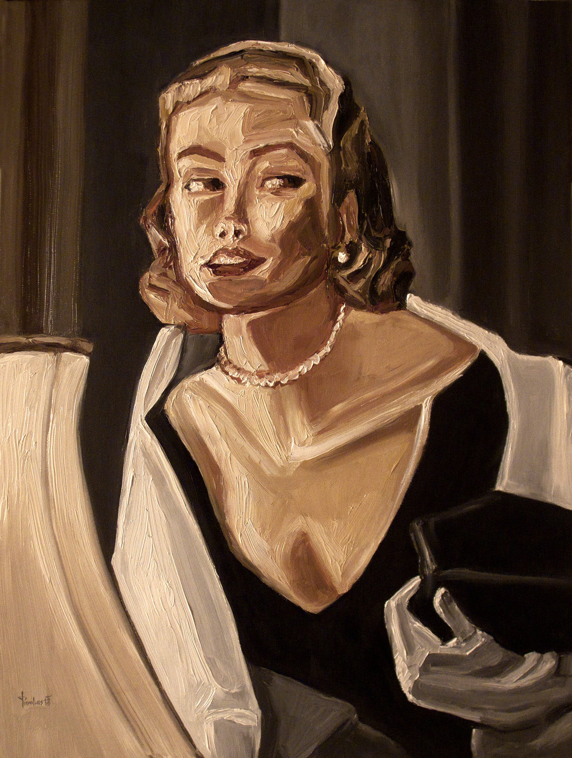 Grace Thomas Pramhas Original painting for sale