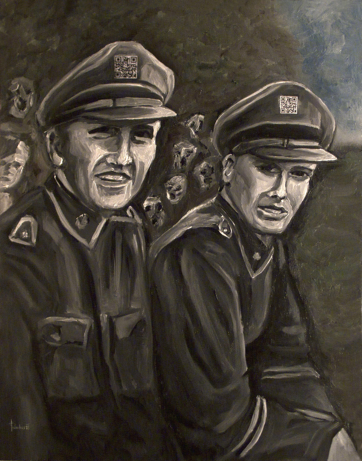 Friendship Thomas Pramhas Original painting for sale
