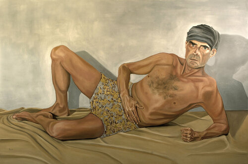 Gold & Silber by Thomas Pramhas, Painting for Sale on Select