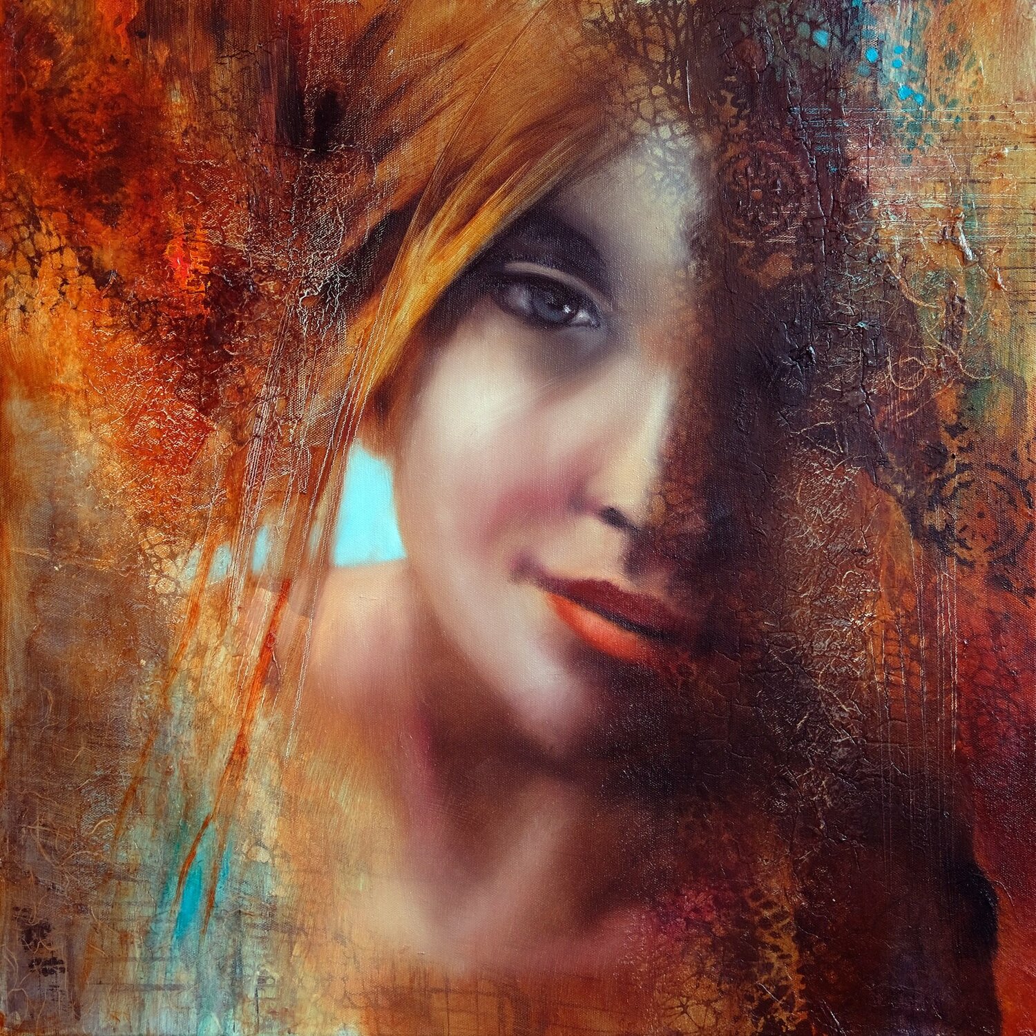 Der Blick Annette Schmucker Original painting for sale