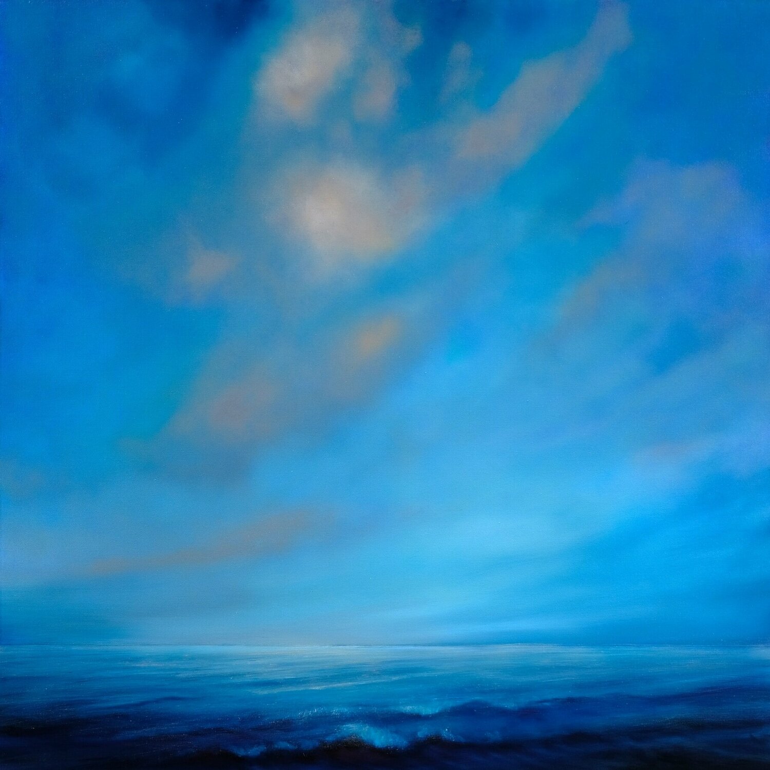 In a silent way Annette Schmucker Original painting for sale