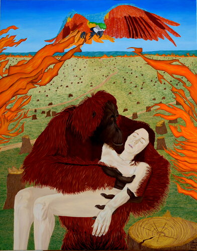 Bornéo by Victoria Stagni, Painting for Sale on Select