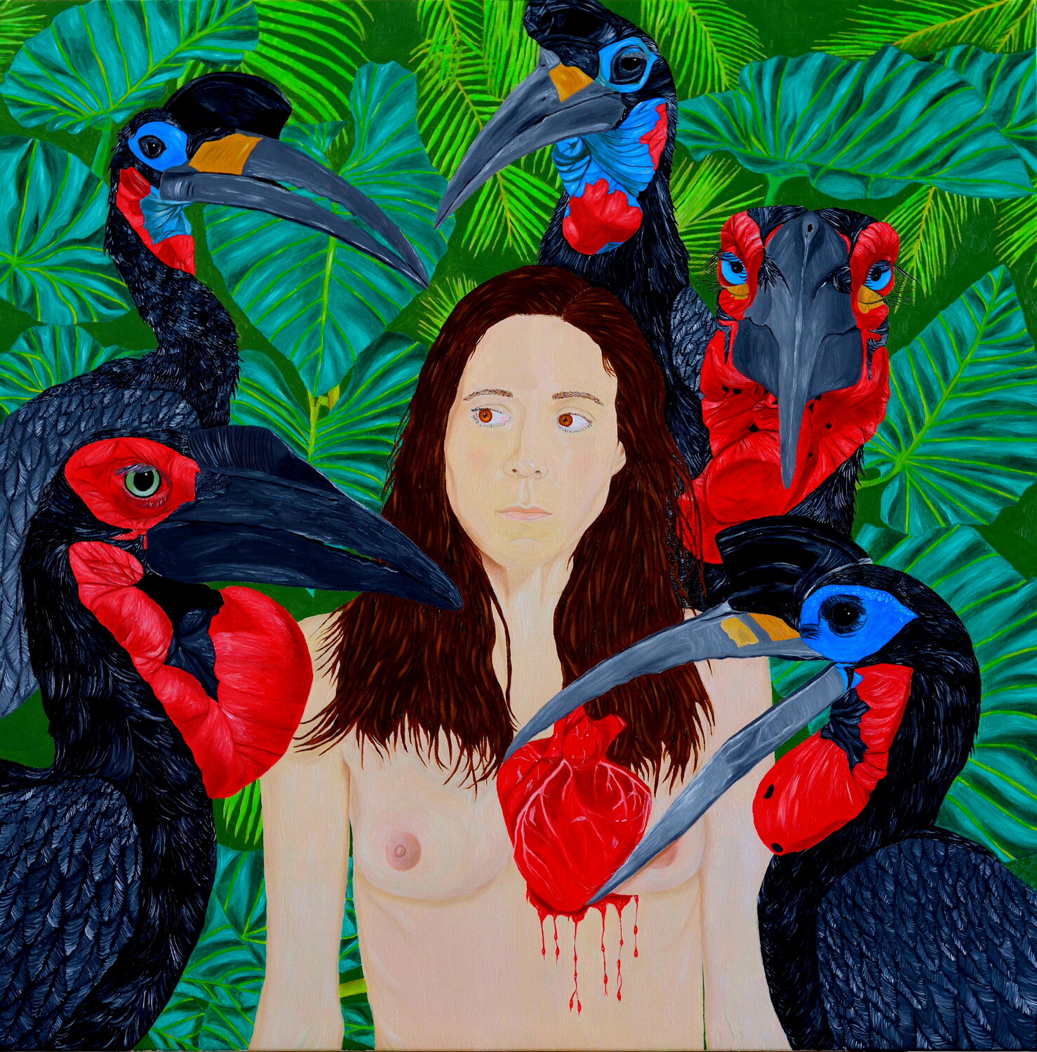 Les augures Victoria Stagni Original painting for sale