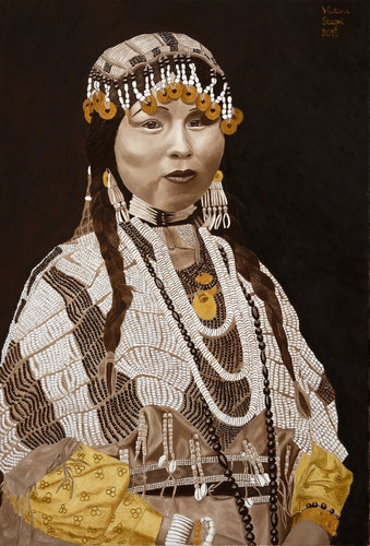 La Mariée by Victoria Stagni, Painting for Sale on Select
