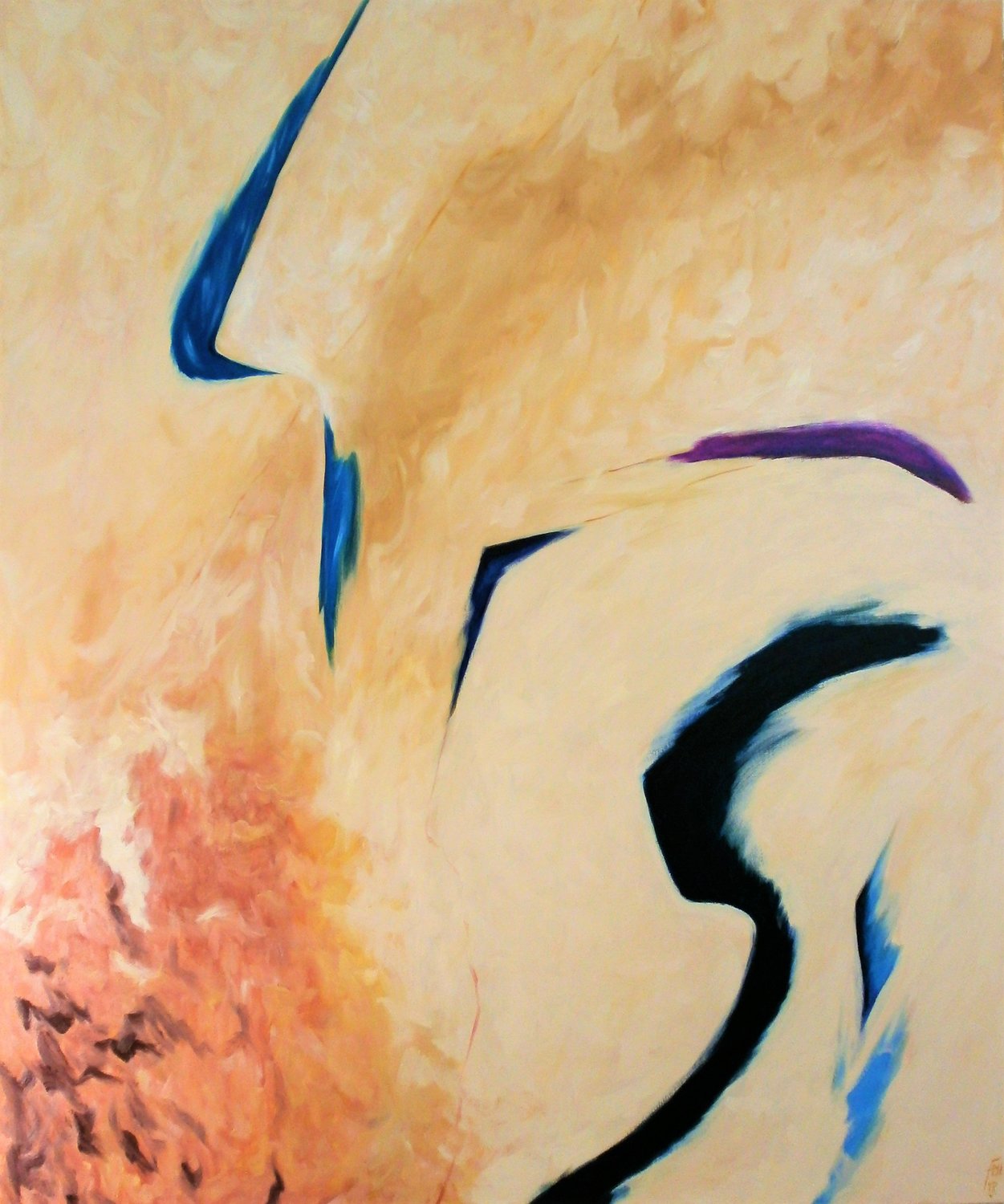 Apotheose Klaus Feuchtinger Original painting for sale
