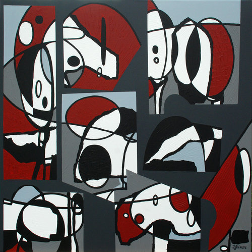 Puzzle 2 by Ilse Feiner, Painting for Sale on Select