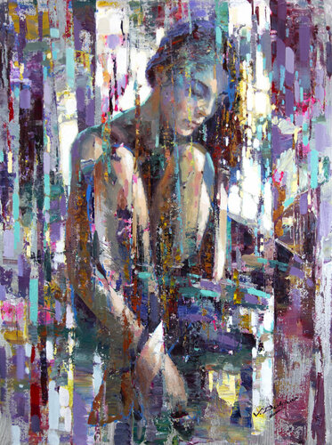Calm thoughts by Vadim Dolgov, Painting for Sale on Select