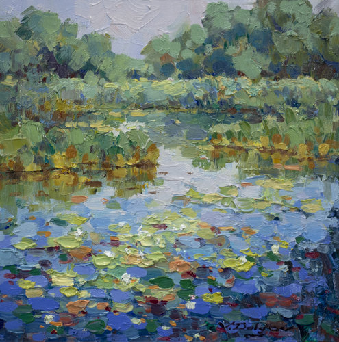 Wetland by Vadim Dolgov, Painting for Sale on Select