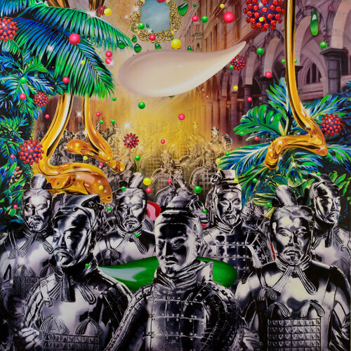 Advertising Pop-Art No.3 by Jean-Pierre Kunkel, Painting for Sale on Select