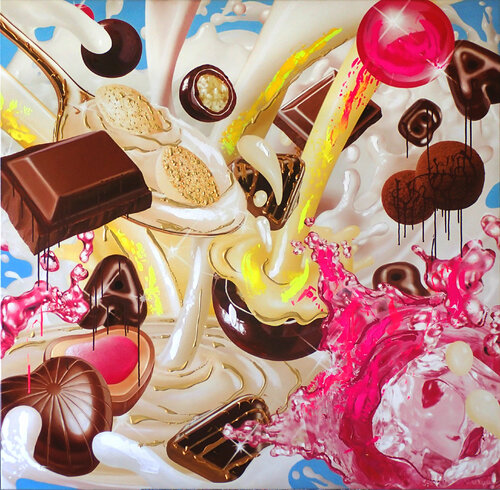 Advertising Pop-Art No.2 by Jean-Pierre Kunkel, Painting for Sale on Select