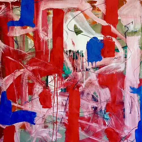 THINK PINK #1 by Charlie Patton, Painting for Sale on Select
