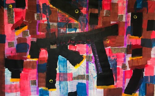 AMOUR by Charlie Patton, Painting for Sale on Select