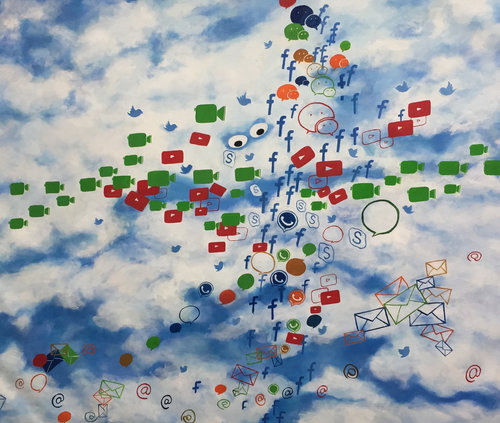 Accumulating by Paulina Wong, Painting for Sale on Select